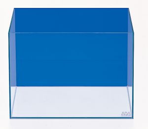 Aqua Screen Normal 90-ＰBlue（91ｘ46）-Экран из винилового полотна, предназначенный для нанесения на заднее стекло аквариума Cube Garden