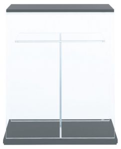 Woodbase Board for Cube Cabinet Clear W60xD30 (Gun Metallic Silver) 2 units/Деревянные панели для стеклянной тумбы 60х30 - две шт. ― Неомарин - профессиональная аквариумистика